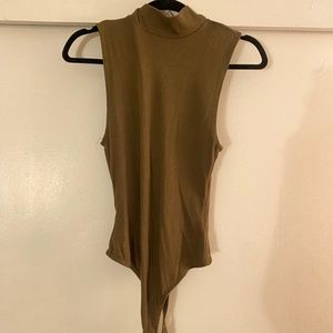 Free People Mock Neck Body Suit